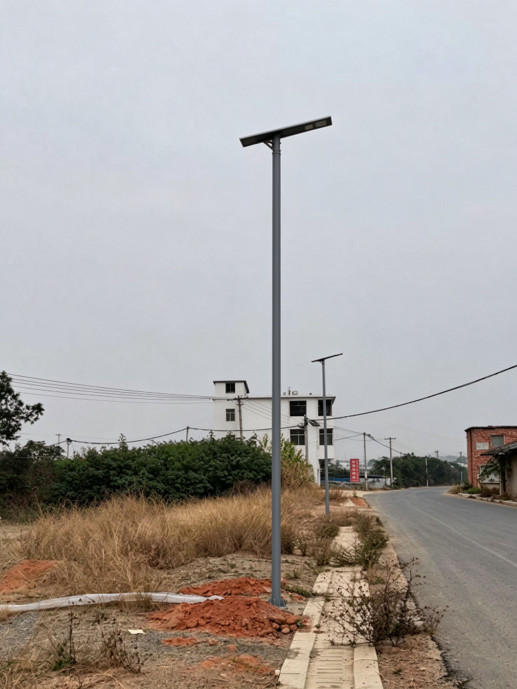 Chuangyang Solar Street Lights for South Africa: 8m Integrated HD High-Brightness Poles Lighting a N